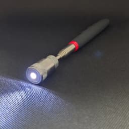 1pc Portable Magnetic PickUp Tool Magnet Pen Extendable Telescopic Inspection LED Torch Magnet Rod for Picking Up Screws Nut Bol