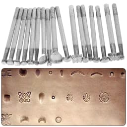 Leather Tool Accessories Stencil Printing Sculpture Knocking Flowers Arts And Crafts 20Pcs Carving Chisel Set DIY Carving