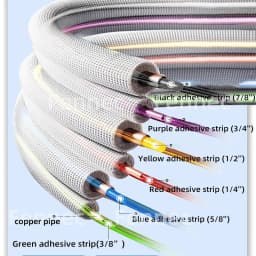 PE Plastic Copper Pipe Protector 1/4"/3/8"/1/2"/5/8" Anti-Deformation Copper Pipe Protection Tool Tube for Air Conditioning 205