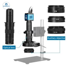 0.3X 0.5X 0.7X 2.0X Auxiliary Barlow Objective Lens Thread M42mm For Industrial Zoom Stereo Binocular Trinocular Microscope