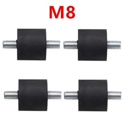 4Pcs M6/M8 Rubber Foot Pad Anti-Vibration Screw-Type Buffer for Air Rubber Vibration Mount Air Accessories