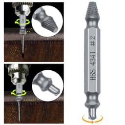 Damaged Screw Extractor Drill Bits Guide Set Broken Speed Out Easy Out Bolt Stud Stripped Screw Remover Tool