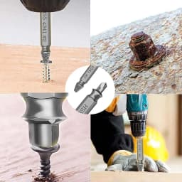 Damaged Screw Extractor Drill Bits Guide Set Broken Speed Out Easy Out Bolt Stud Stripped Screw Remover Tool