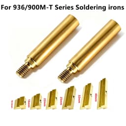 Spade-Shaped Soldering Iron Tip 10.5-40mm Width, Suitable for 936-937-8898-8586-888D Series Soldering Iron Welding Tools