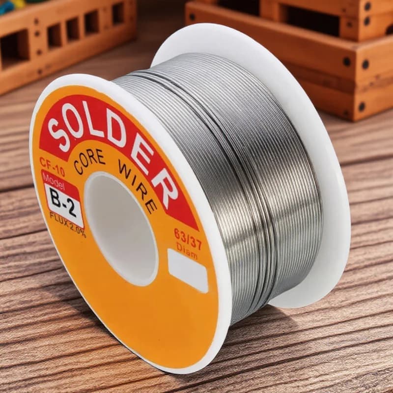 STONEGO Tin Alloy 63/37 Solder Wire Rosin Core Flux 2% Reel Welding Line Electrical Soldering 50g 100g