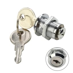 16/20/25/30mm Cam Lock Set Door Cabinet Mailbox Drawer Cupboard Locker Etc,It Comes with 2 Keys and 4 Different Lock Plates