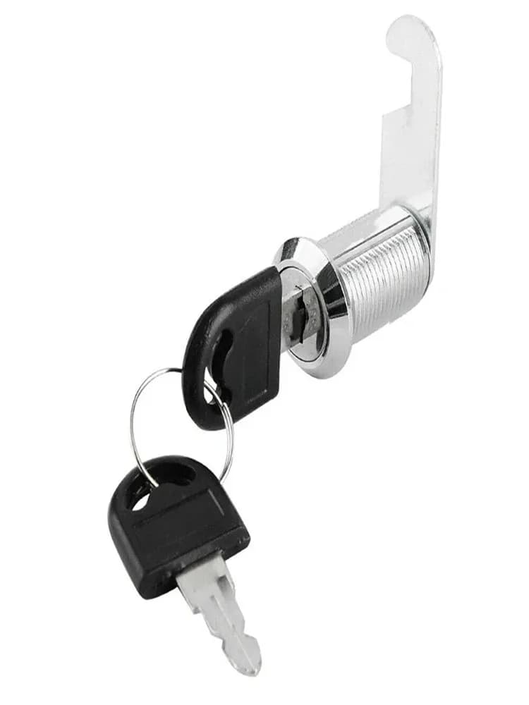 16/20/25/30mm Cam Lock Set Door Cabinet Mailbox Drawer Cupboard Locker Etc,It Comes with 2 Keys and 4 Different Lock Plates