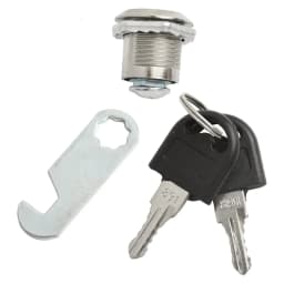 16/20/25/30mm Cam Lock Set Door Cabinet Mailbox Drawer Cupboard Locker Etc,It Comes with 2 Keys and 4 Different Lock Plates