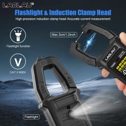 LAOLAU Digital Clamp Multimeter Phase Sequence AUTO Range Color Screen Rechargeable AC/DC Current Electric Tester TS26A TS26D
