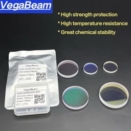 50 PCS Laser Protective Windows Lens 18x2 20x2 20x3 20x4 25x2 1064nm Optical Lens for Laser Handheld Welding Gun Protective Lens