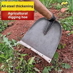 Thick Steel Weeding Hoe Outdoor Household Fast Weeding Soil Turning Flower Vegetables Planting Agricultural Gardening Tools