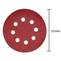 50 PCS Sanding Discs 125mm Round Shape Sandpaper 8 Hole Mixed Grit 80-3000 Hook And Loop Disk Sand Sheets Polishing Tools