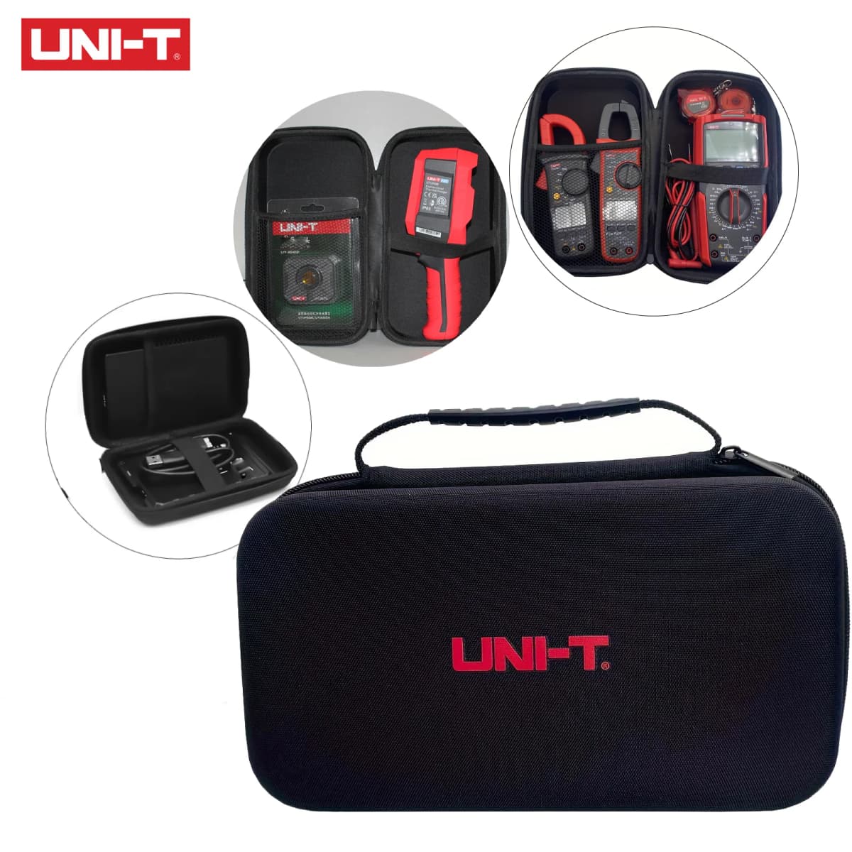 UNIT Hard EVA Storage Bag Carrying Cover Case for UT89X UT204+ Digital Multimeter UTI160S UTI260B Thermal Imaging Camera