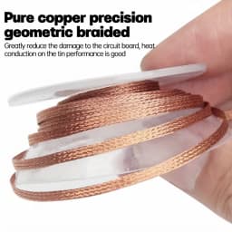 1.5/3/6/10M Copper Welding Wire Desoldering Mesh Braid Tape Welding Point Solder Soldering Tool of Electronic PCB Circuit Board