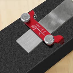 Fixed Angle Knife Sharpener - Aluminum Honing Guide Chisel Sharpening Holder Guide for Woodworking Chisels and Planes with Scale