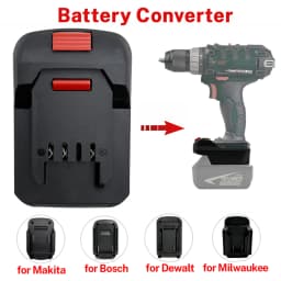 NEW Battery Adapter Converter for Makita/Bosch/Milwaukee/Dewalt 18V li-ion Battery to for Lidl Parkside X20V Li-Ion Power Tool