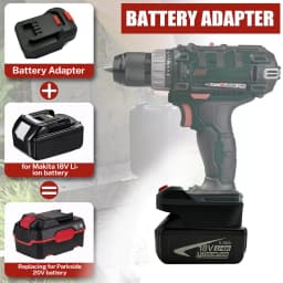 NEW Battery Adapter Converter for Makita/Bosch/Milwaukee/Dewalt 18V li-ion Battery to for Lidl Parkside X20V Li-Ion Power Tool