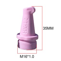 Laser Handheld Ceramic Welding Head Nozzle M16, Wire Nozzle AS-12 Fiber Optic Welding Machine Double Wire Cutting Nozzle 1.2