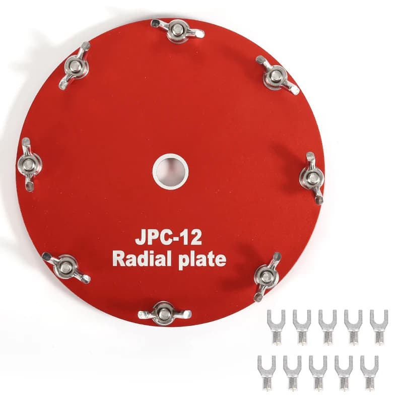 Grounding Plate Counterpoise Plate with Fork Terminals Designed for JPC-12 PAC-12 Antenna