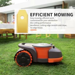 Extended Robot Replacement Blade Stainless Steel 43mm Blade for Robotic Lawn Mower, Double Cutting Effect Increase Efficiency