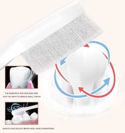 2/4PCS Ultra-fine Soft Toothbrush Gum Care Sensitive Nano Brush Heads for Phili Sonic Care HX3/HX6/HX9 Heads For 6780 3014