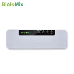 BioloMix Automatic Food Vacuum Sealer Wet or Dry Food Saver Packing Machine with 10pcs Free Bags for Sous Vide White/Black W230