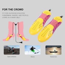 Portable Shoe Dryer Ultraviolet Ray Disinfection and Deodorisation Household Shoe Dryers For Autumn And Winter Heater 18W EU/US