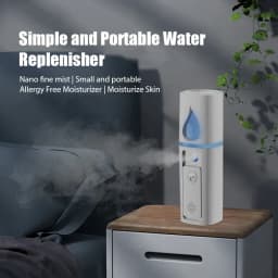 NANO FACIAL MISTER PORTABLE MINI FACE MIST HANDY SPRAYER COOL FACIAL STEAMER Humidifier for Room Outdoor Indoor
