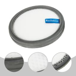 Washable Rear-Filter Replacement For PRETTYCARE W200 W300 Handheld Cordless Vacuum Cleaner Spare Filters Parts