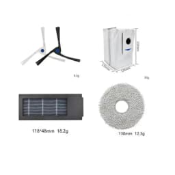 For Ecovacs Deebot X2 Omni / X2 Pro / X2 Robot Vacuum Accessories Roller Main Side Brush Hepa Filter Mop Cloth Dust Bag Parts