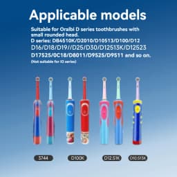 4/8 Pcs Electric Toothbrush Head Replacement Children Kids Brush Heads Fit for Oral OLB Pro-Health B Stages D100K 4510K D10 D12