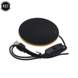 Mini USB Heating Coaster Portable Milk Coffee Heater Intelligent Thermostatic Coaster Type-c Thermal Insulation Coaster