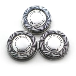 3pcs Replacement Shaver Head for Philips HQ56 HQ55 HQ4+ HQ3 Reflex Plus HQ6843 HQ300 HQ64 HQ916 CloseCut Shaver Heads
