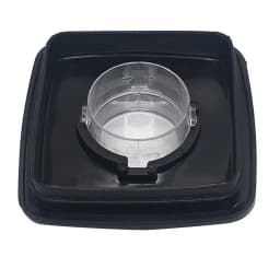 Repalcement Blender Square Lid 4665 Black Square Jar Lid and Center Cap Compatible with Oster and Osterizer Blenders 4"