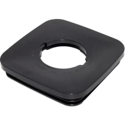 Repalcement Blender Square Lid 4665 Black Square Jar Lid and Center Cap Compatible with Oster and Osterizer Blenders 4"