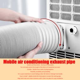 130 150mm Duct Extension Pipe Telescopic Flexible Mobile Air Conditioner Exhaust Hose Accessories Vent Hose 1.5/2M