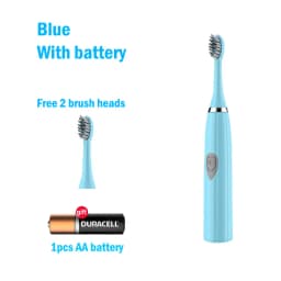 Electric Toothbrush IPX7 Waterproof Sonic Toothbrush DuPont Soft Bristles Adult Large Button Vibration Intelligent Toothbrush