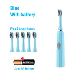 Electric Toothbrush IPX7 Waterproof Sonic Toothbrush DuPont Soft Bristles Adult Large Button Vibration Intelligent Toothbrush