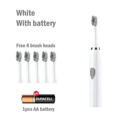 Electric Toothbrush IPX7 Waterproof Sonic Toothbrush DuPont Soft Bristles Adult Large Button Vibration Intelligent Toothbrush