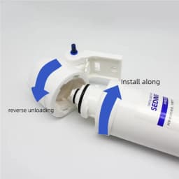 Waternoble Universal Quick Connect Water Filter Cartridges PP Cotton Pre & Post Carbon RO Membrane E2 for Home Water Purifiers