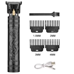 Portable Hair Cutting Machine T9 Vintage Hair Trimmer USB Fast Charging Shaver Barber Cordless Hair Clipper For Men's Barbe
