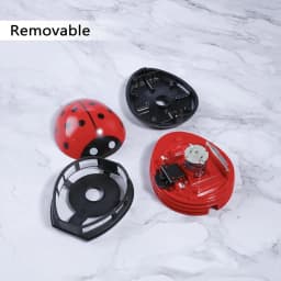 Cute Portable Beetle Ladybug Cartoon Mini Desktop Vacuum Desk Dust Cleaner for Keyboard
