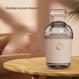 Desktop vacuum cleaner powerful rubber slag suction Yellow duck handheld cleaner Mini vacuum cleaner for children and students