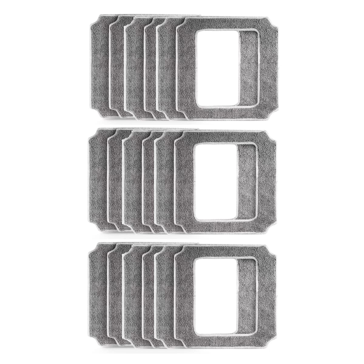 Cleaning Mops for ABIR WD8 Window Cleaner Robot,Reusable Washable Rags for Washing Windows Glass Spare Parts,6/ 12/ 18 pcs cloth