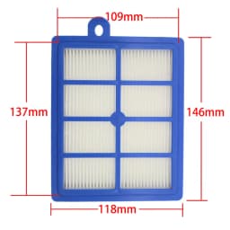 HEPA Filter for Electrolux Washable H12 EL4100 EL6986A EL4050 ZE346B ZUA3840P ZTI7635 Vacuum Cleaner Parts Replacement
