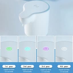 350ML Touchless Automatic Soap Foam Dispenser USB Rechargeable Foam Hand Washer Machine Bathroom Infrared Sensor Soap Dispenser