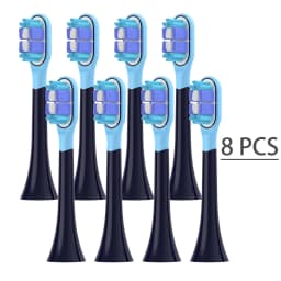 Replacement Toothbrush Heads for Mijia T301/T302/T501C Xiaomi Sonic Electric Toothbrush DuPont Soft Bristle Nozzles with Caps