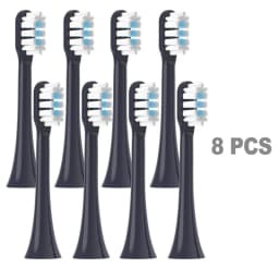 Replacement Toothbrush Heads for Mijia T301/T302/T501C Xiaomi Sonic Electric Toothbrush DuPont Soft Bristle Nozzles with Caps