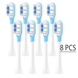 Replacement Toothbrush Heads for Mijia T301/T302/T501C Xiaomi Sonic Electric Toothbrush DuPont Soft Bristle Nozzles with Caps