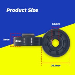 DD62-00053A Dishwasher Motor Sealing Gasket Shaft Oil Seal 20C258 N7551 for Midea Samsung Gorenje Hansa Korting Candy Hoover